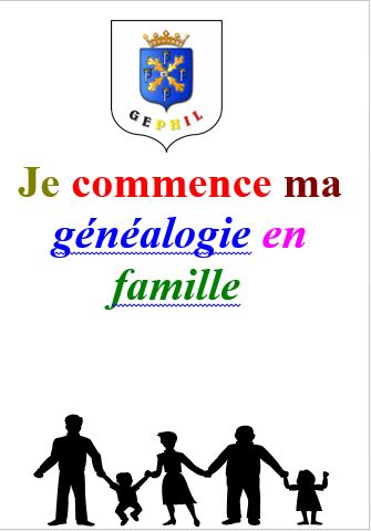 Je commence ma généalogie en famille