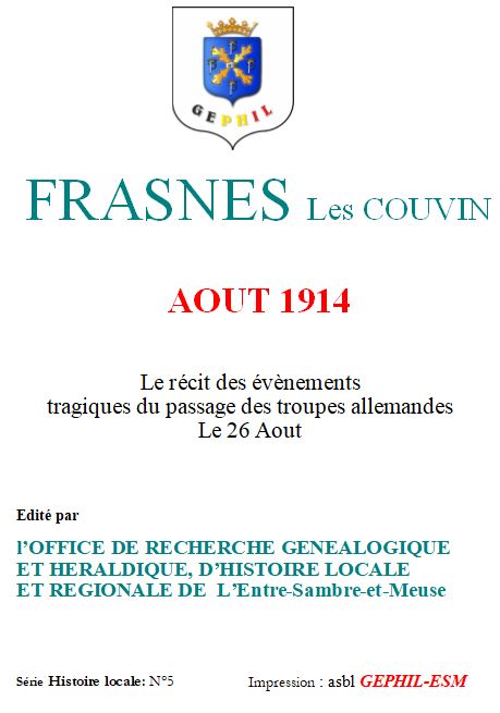Frasnes les Couvin août 1914